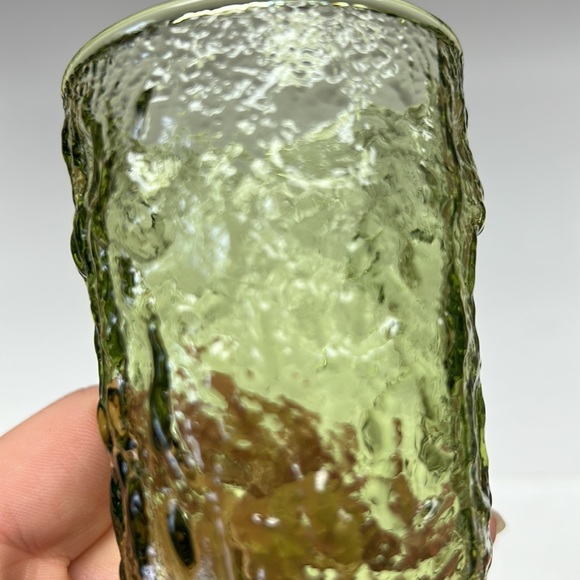 Vintage Anchor Hocking “Lido Milano”set of 2 small green footedglasses - Picture 7 of 7